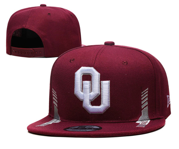 Oklahoma Sooners Stitched Snapback Hats 001